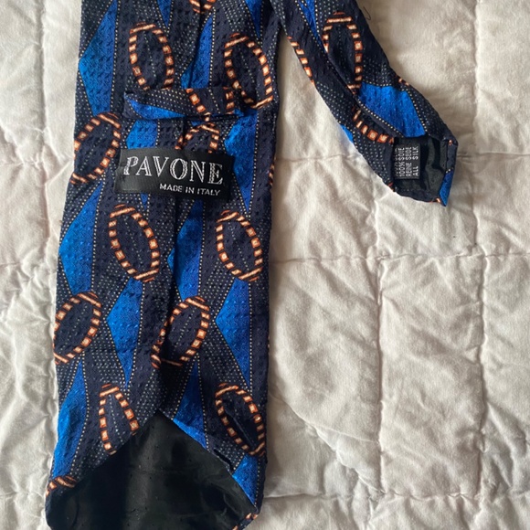 Pavone 100% Silk Tie Made in Italy - Picture 2 of 2